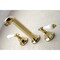 Kingston Brass Roman Tub Faucet, Polished Brass, Wall Mount KS4022PL - alternate 6